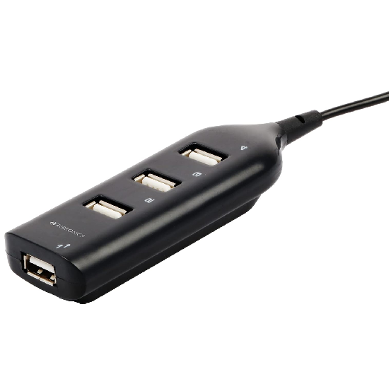 Zebronics 90HB USB Hub 4 Ports Pocket Sized